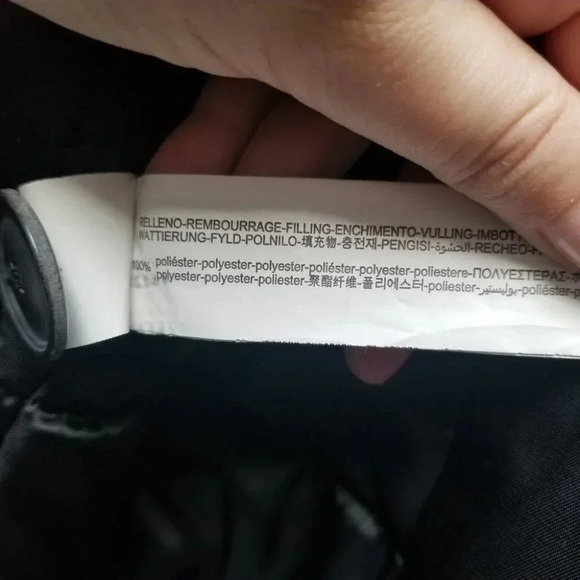 Zara Boucle Textured Quilt Lined Coat M - Picture 13 of 16